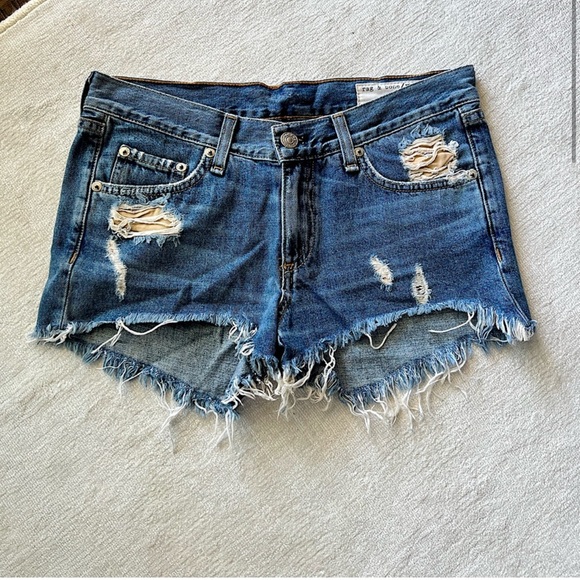 Rag & Bone Jean Shorts 27 EUC - Picture 1 of 4